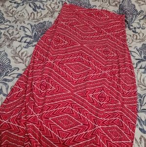 Vibrant LulaRoe maxi skirt